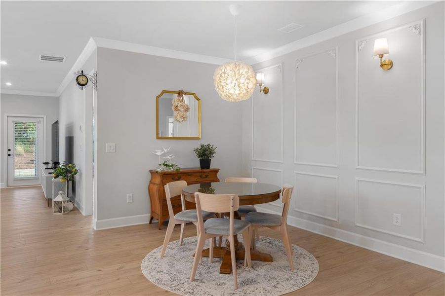 Furnished interior view inside a new home in , Hoschton (Image 14). Furnished interior view inside a new home in , Hoschton (Image 14).