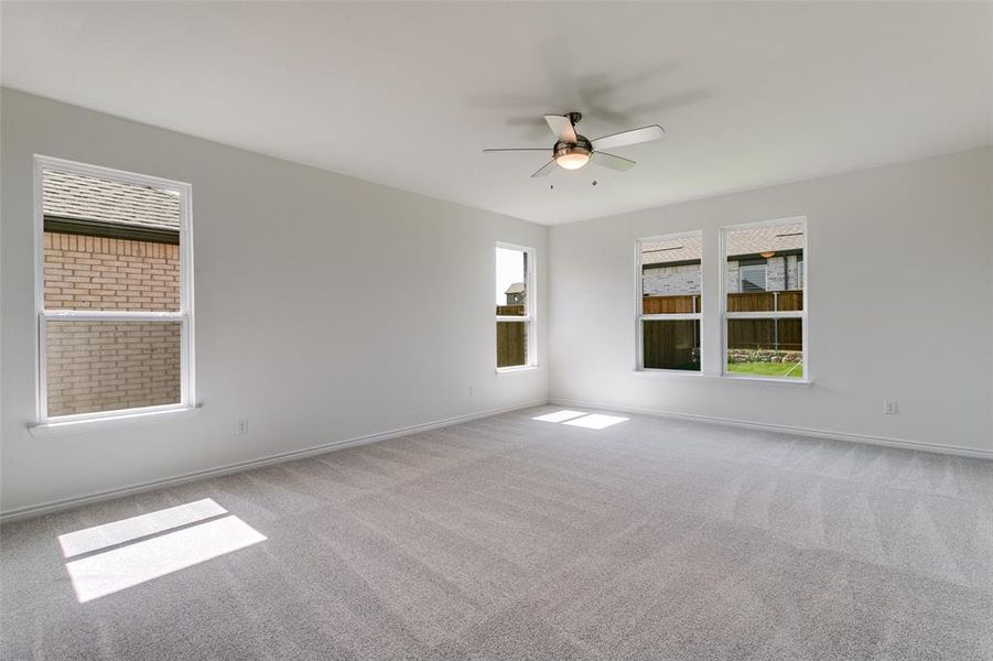Spacious, unfurnished interior of a new home in The Preserve Estates, Justin (Image 26).