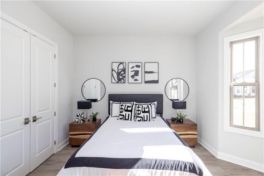 Furnished interior view inside a new home in Promenade at Sawnee Village, Cumming (Image 17).