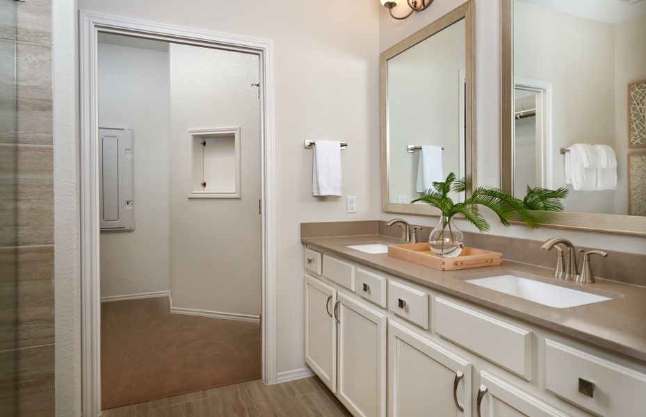 Owner's Bathroom with Dual Sink Vanity