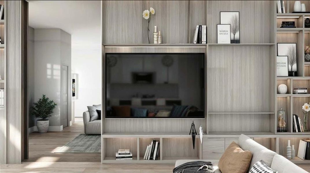 Furnished interior view inside a new home in , Placida (Image 10).