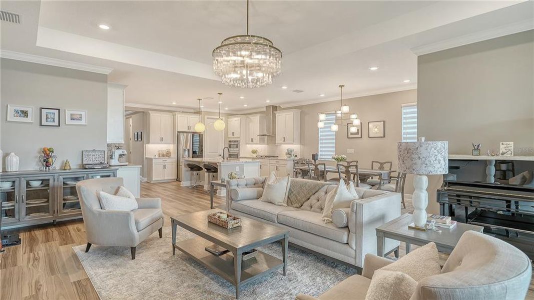 Furnished interior view inside a new home in , Bradenton (Image 15).