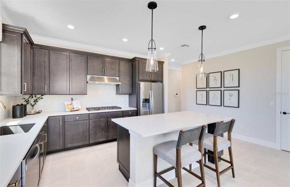 Furnished interior view inside a new home in Parkside Trails, Clermont (Image 8). Furnished interior view inside a new home in Parkside Trails, Clermont (Image 8).