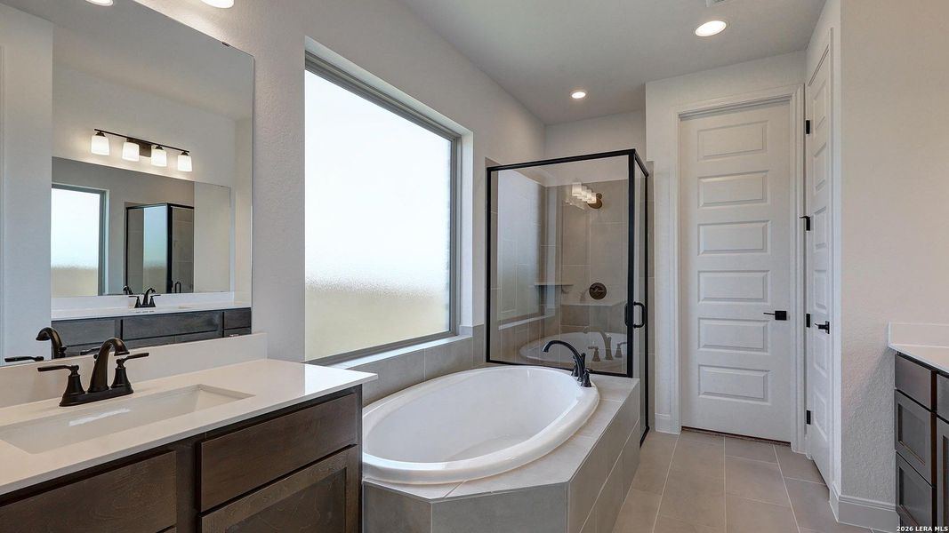 Furnished interior view inside a new home in Kallison Ranch, San Antonio (Image 10).