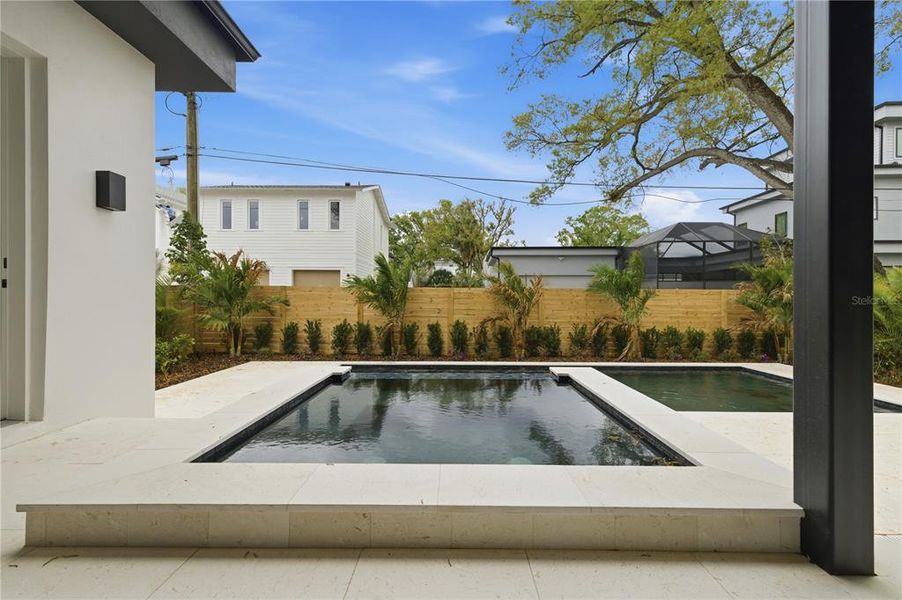 Exterior details and patio area of a home in , Tampa (Image 31).