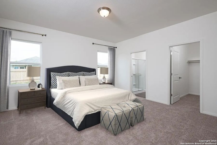 Furnished interior view inside a new home in Saddlebrook Ranch, Schertz (Image 8). Furnished interior view inside a new home in Saddlebrook Ranch, Schertz (Image 8).