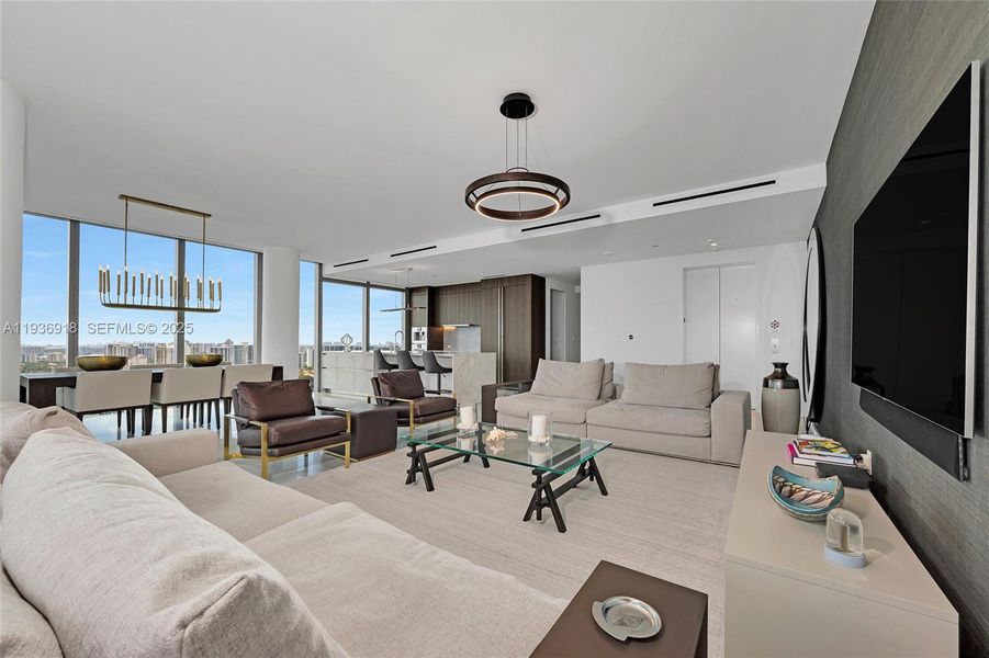Furnished interior view inside a new home in , Hallandale Beach (Image 14).
