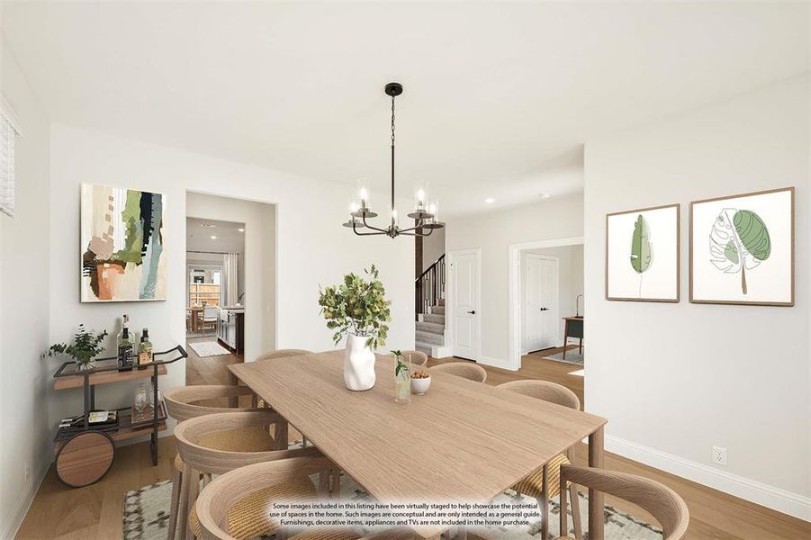 Furnished interior view inside a new home in Rockwood, Mansfield (Image 19).