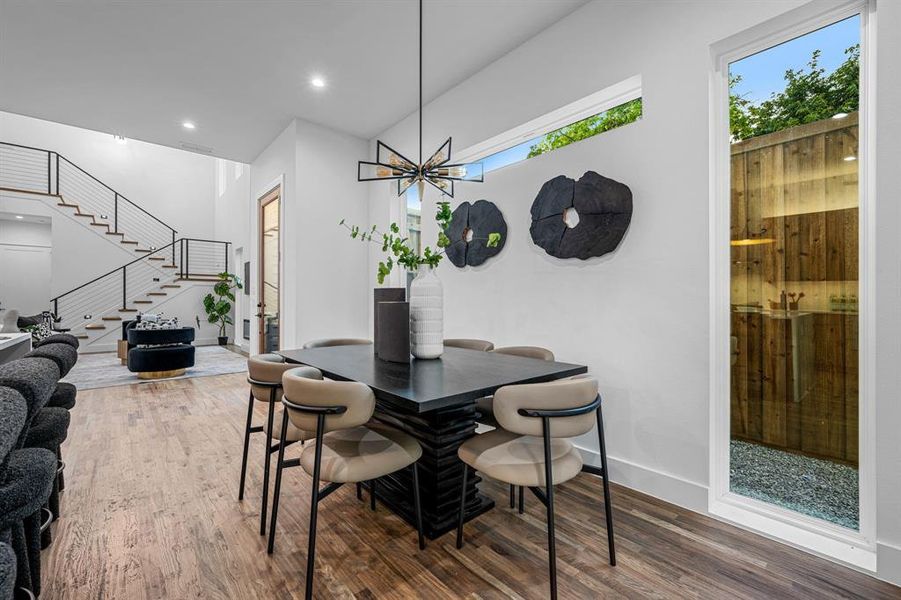 Furnished interior view inside a new home in , Dallas (Image 7). Furnished interior view inside a new home in , Dallas (Image 7).