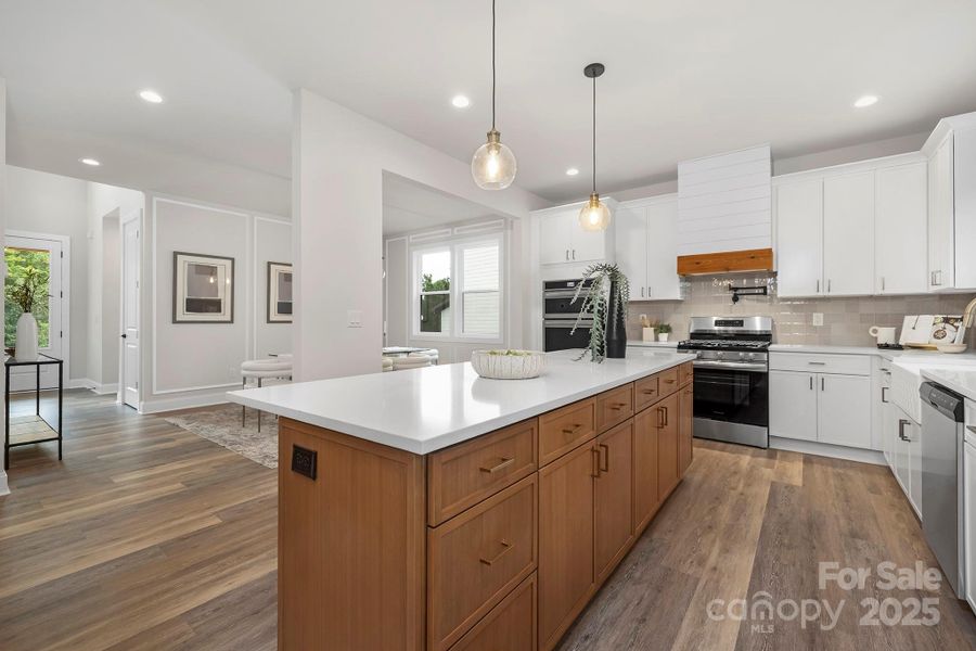 Furnished interior view inside a new home in , Charlotte (Image 27).