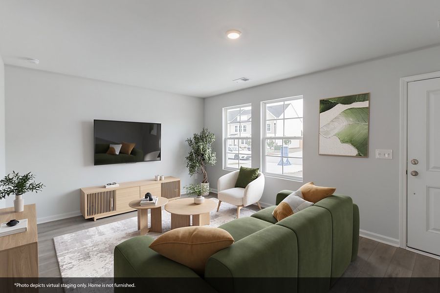 Furnished interior view inside a new home in Astoria, Columbia (Image 8).