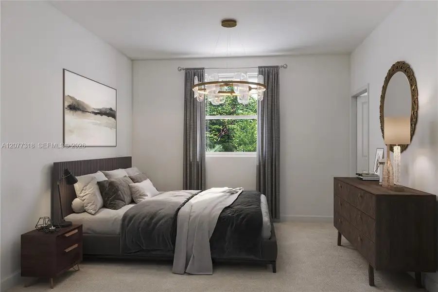 Furnished interior view inside a new home in , Florida City (Image 4).
