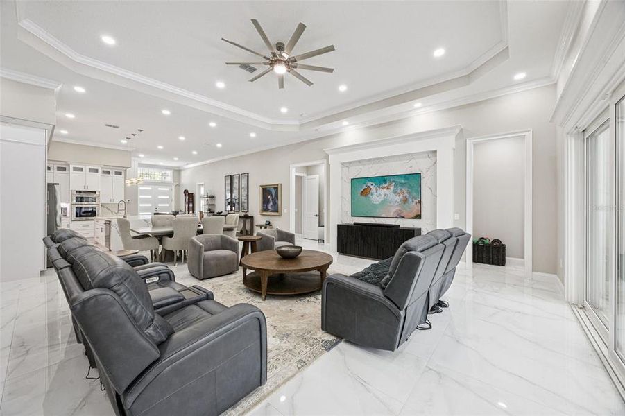 Furnished interior view inside a new home in , Clermont (Image 15).