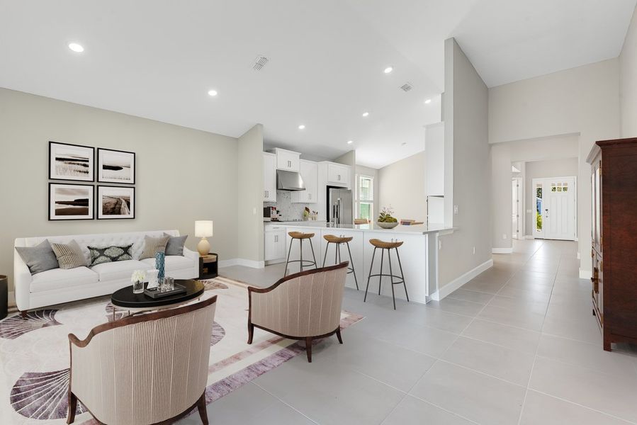 Representative furnished interior of a home built from the San Blas by Taylor Morrison in Colbert Landings, Palm Coast (Image 14).
