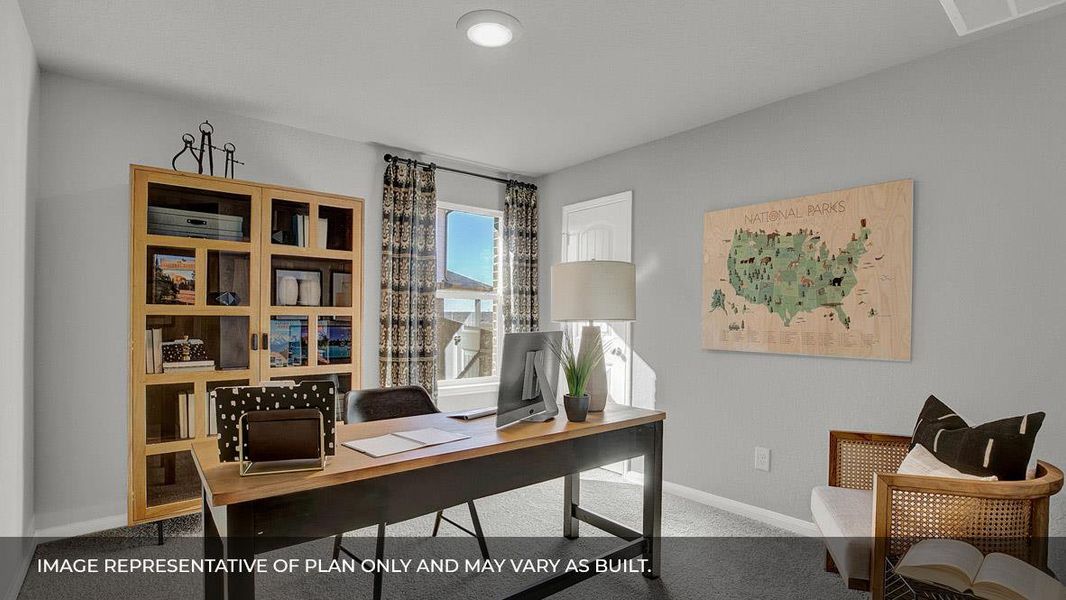 Furnished interior view inside a new home in Watermill, Uhland (Image 5).