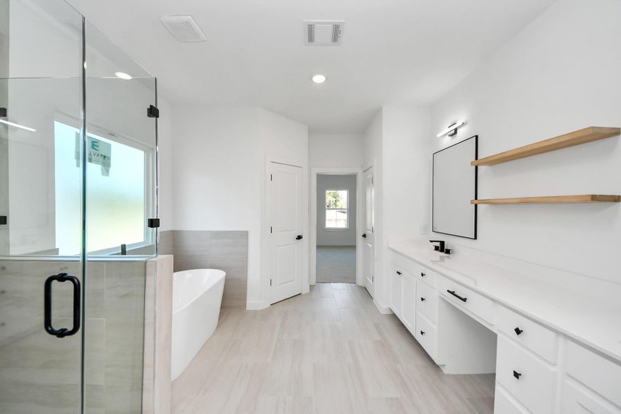 Furnished interior view inside a new home in , Houston (Image 17).