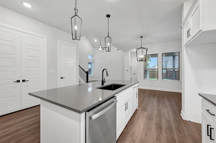 Furnished interior view inside a new home in Mantua Point Gardens, Van Alstyne (Image 14).
