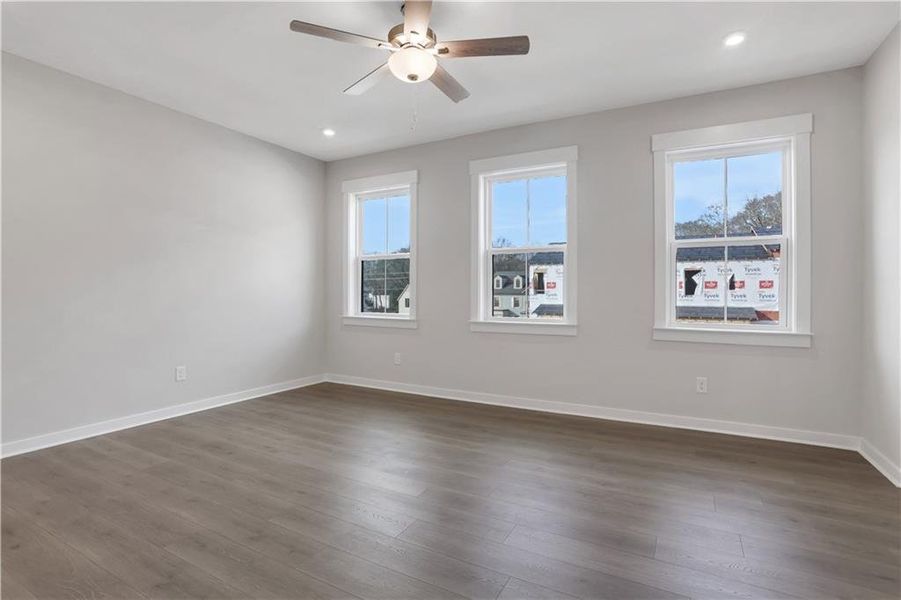 Spacious, unfurnished interior of a new home in The Groves at Myrtle, Roswell (Image 11).