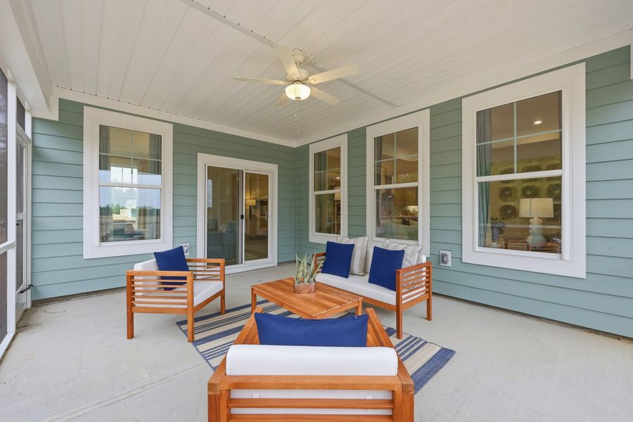 Representative exterior details of a home built from the Carolyn II by Great Southern Homes in Carsons Landing, Angier (Image 34).