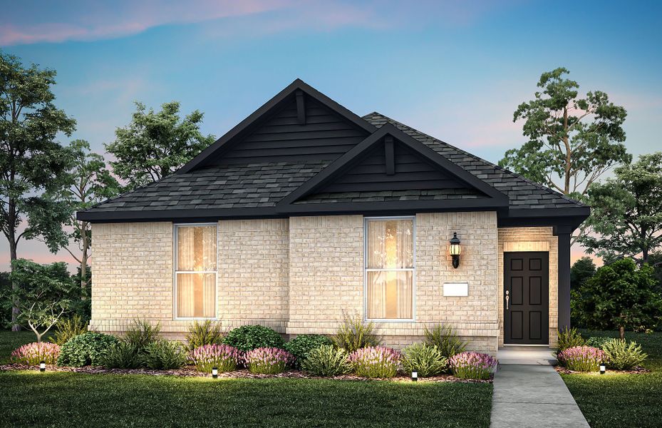 Representative exterior photo of a completed home built from the Beacon by Pulte Homes in Pinnacle at Legacy Hills, Celina, TX (Image 8).