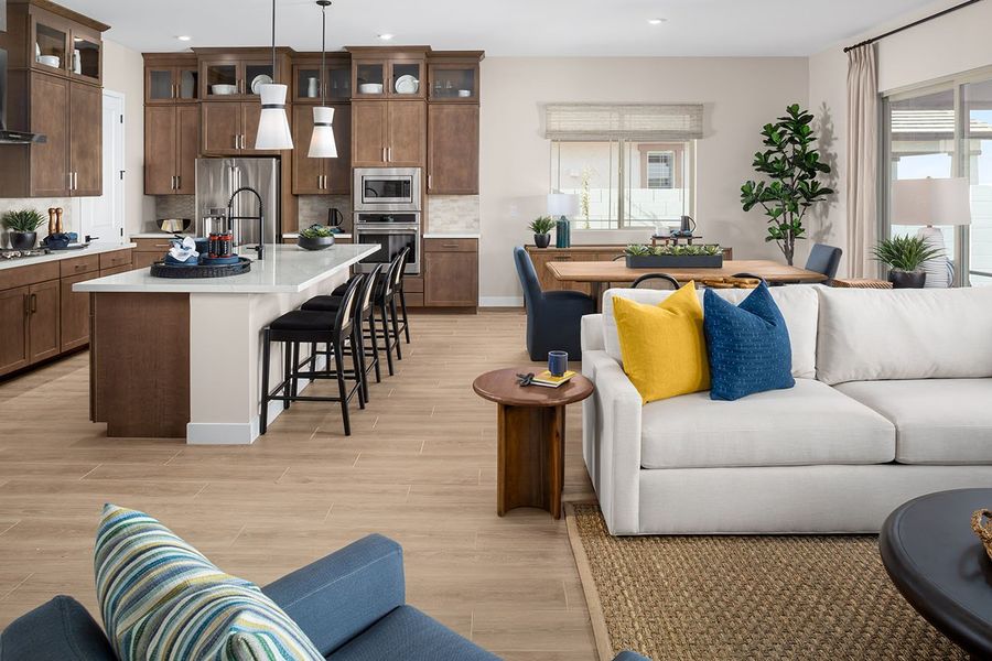 Furnished interior view inside a new home in The Estates at North Creek, Queen Creek (Image 7).