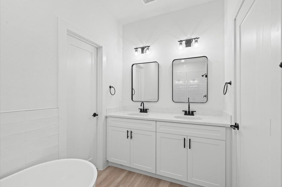 Furnished interior view inside a new home in , Houston (Image 6).