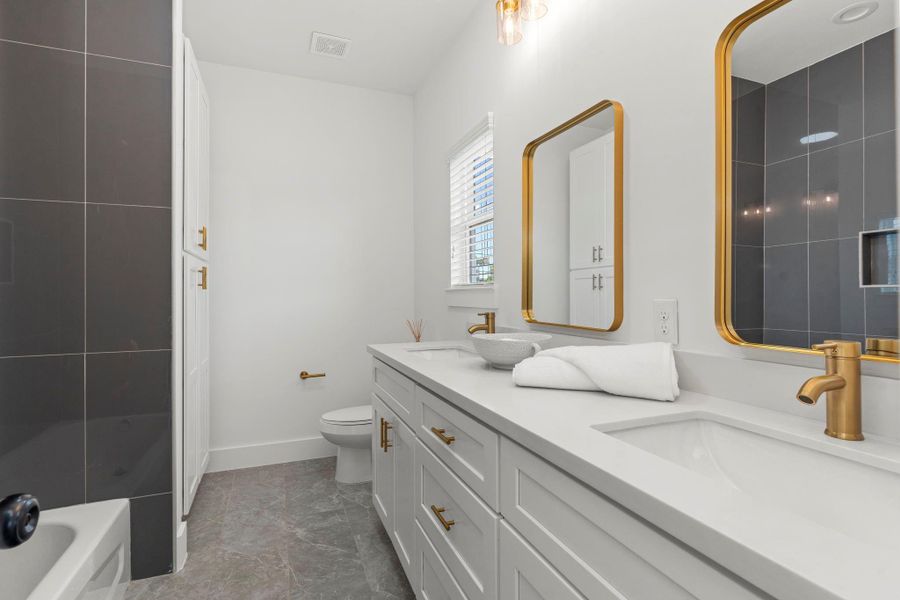 Furnished interior view inside a new home in , Houston (Image 8). Furnished interior view inside a new home in , Houston (Image 8).