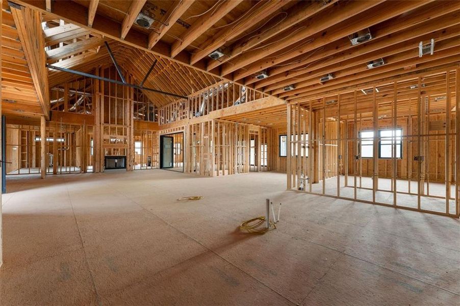 In-progress construction of a new home in , Kingston, GA (Image 23).