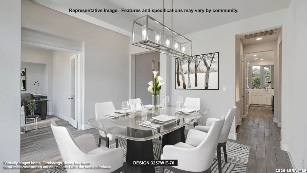 Furnished interior view inside a new home in Mayfair, New Braunfels (Image 3).