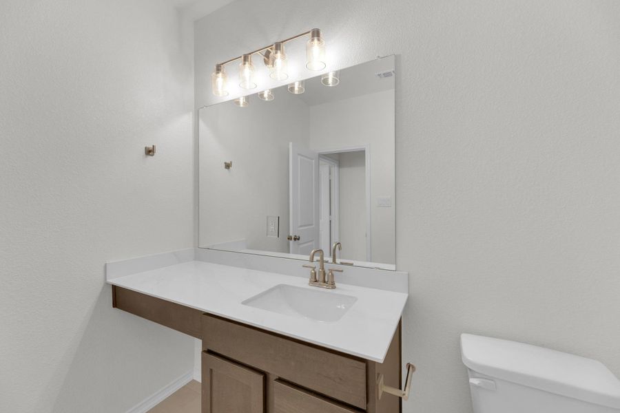 Furnished interior view inside a new home in Retreat at San Gabriel, Georgetown (Image 15).