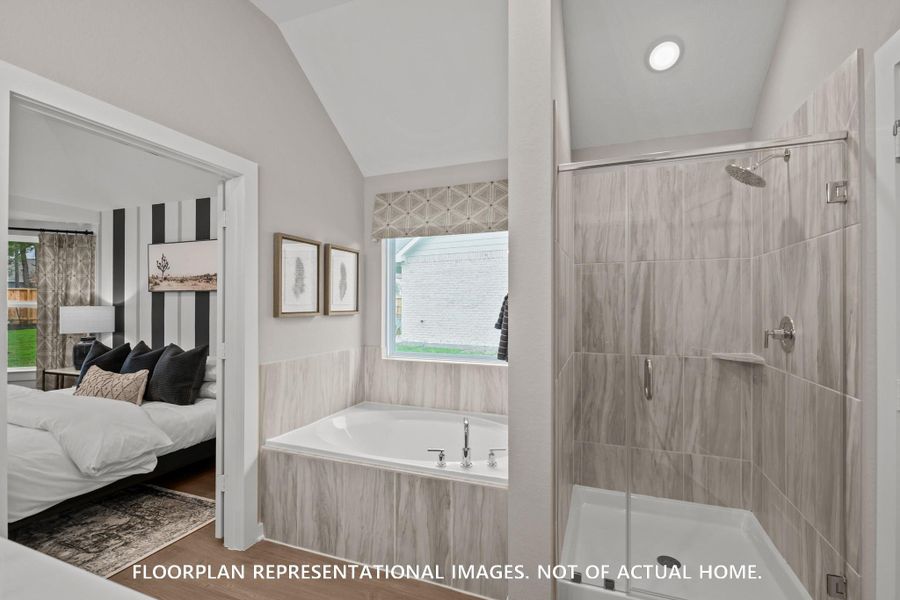 Furnished interior view inside a new home in Ambrose, La Marque (Image 5).