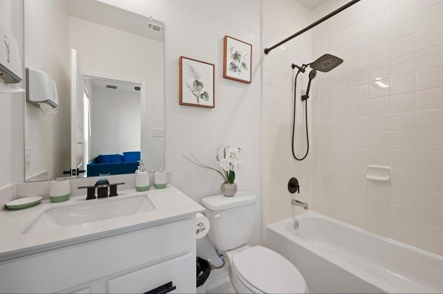 Furnished interior view inside a new home in Sonterra - Cool Water, Jarrell (Image 10).