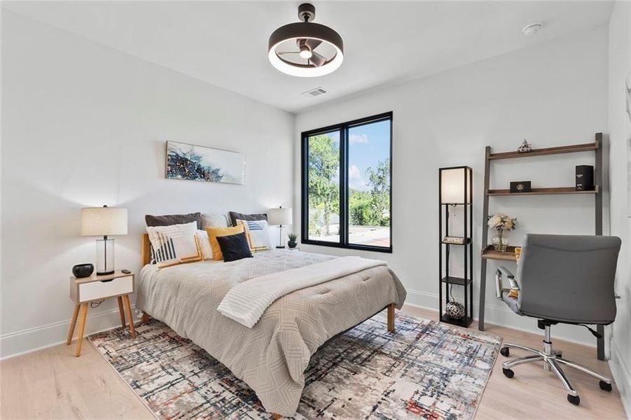 Furnished interior view inside a new home in , Atlanta (Image 13).