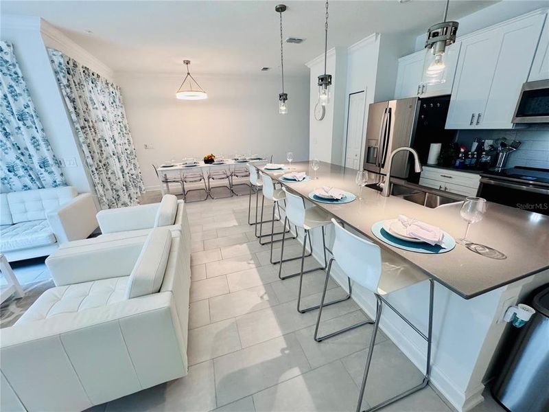 Furnished interior view inside a new home in , Kissimmee (Image 38).