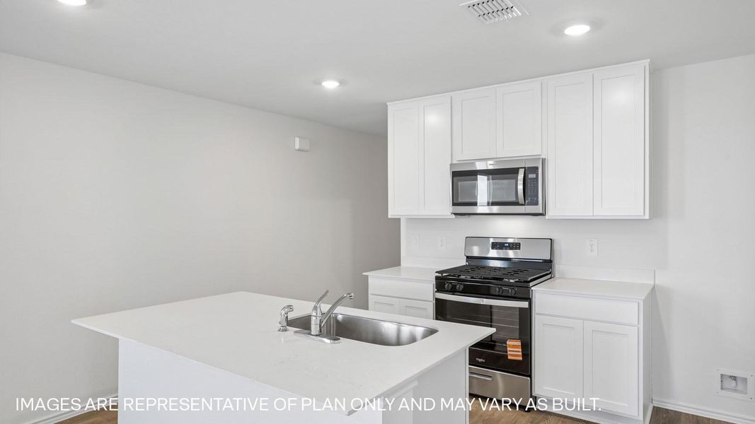 Furnished interior view inside a new home in Prairie Lakes, Buda (Image 8).