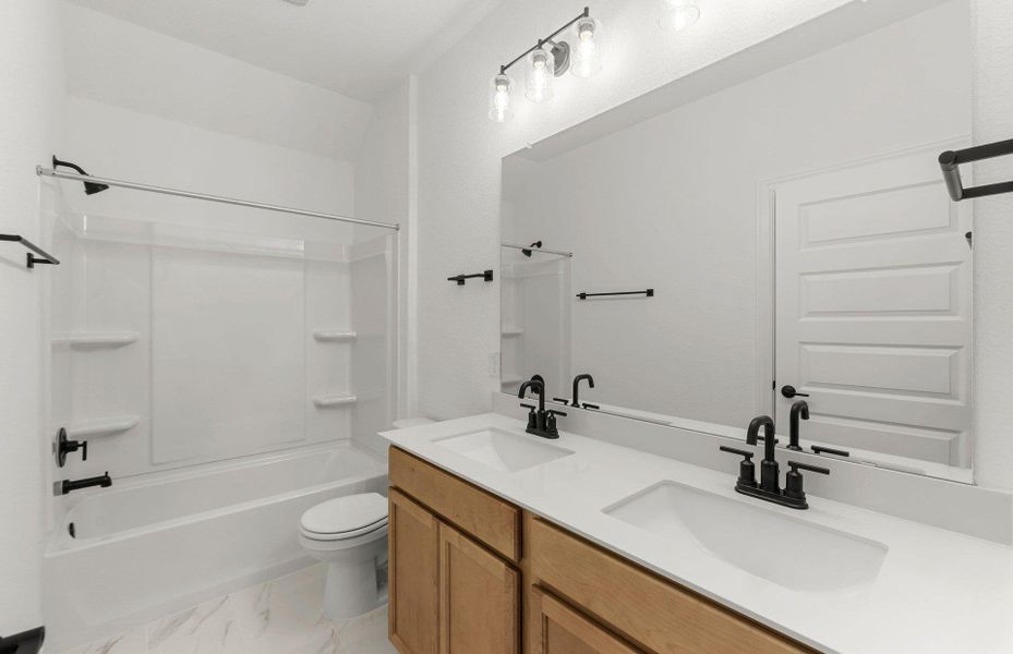 Furnished interior view inside a new home in Saddleback at Santa Rita Ranch, Liberty Hill (Image 16).