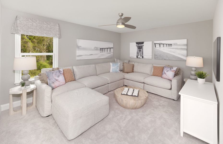 Furnished interior view inside a new home in Salem Bay, Beaufort (Image 14).