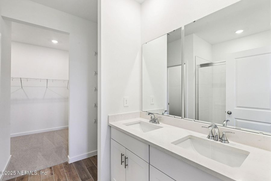 Furnished interior view inside a new home in Lakes at Bella Lago - Signature Series, Green Cove Springs (Image 9).