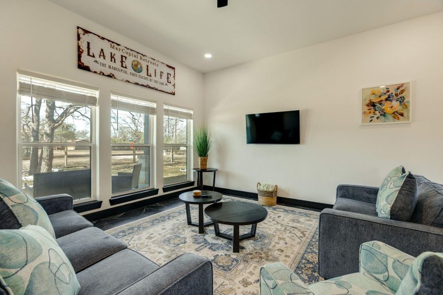 Furnished interior view inside a new home in , Somerville (Image 17).