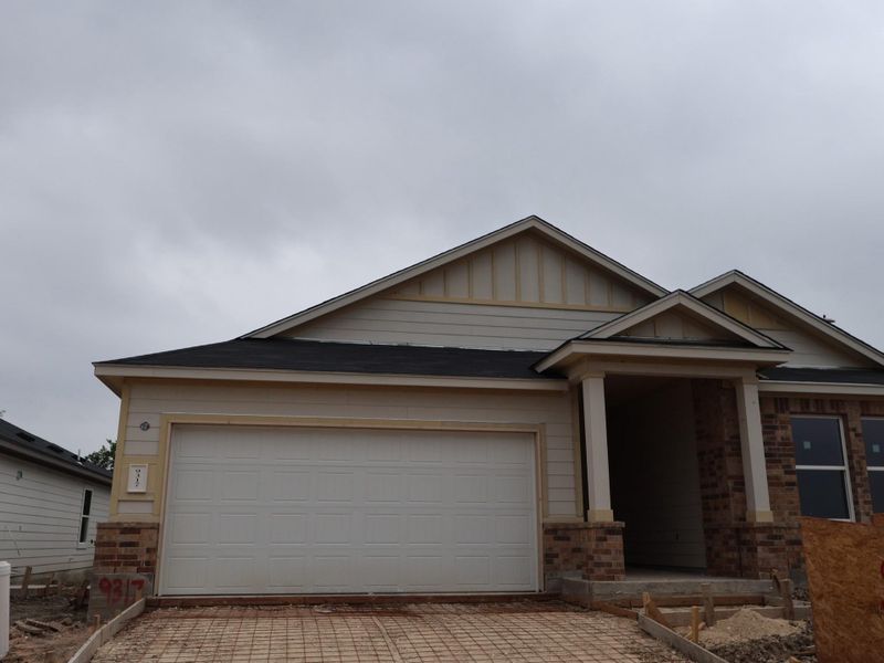 In-progress construction of a new home in Marble Creek Crossing, Austin, TX (Image 4).