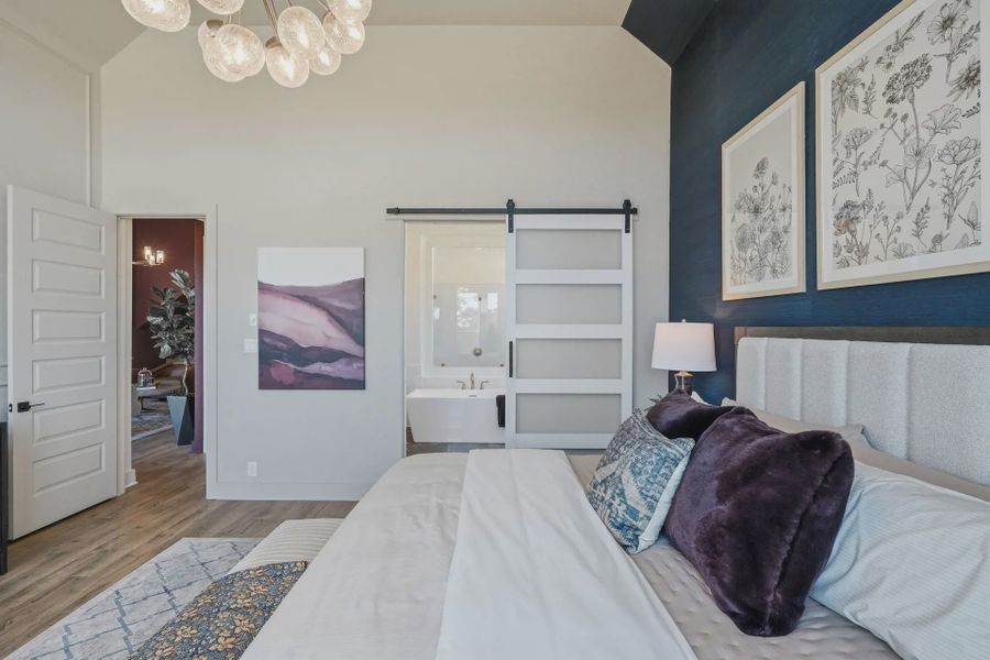 Representative furnished interior of a home built from the Rivers by Chesmar Homes in Crescent Bluff, Georgetown (Image 8).