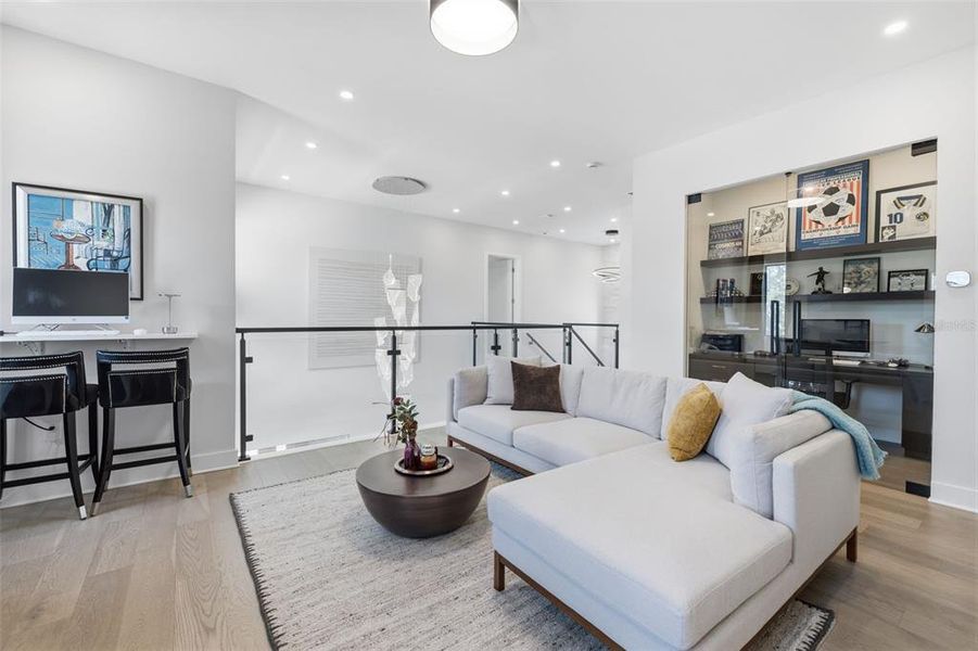 Furnished interior view inside a new home in , Tampa (Image 19).