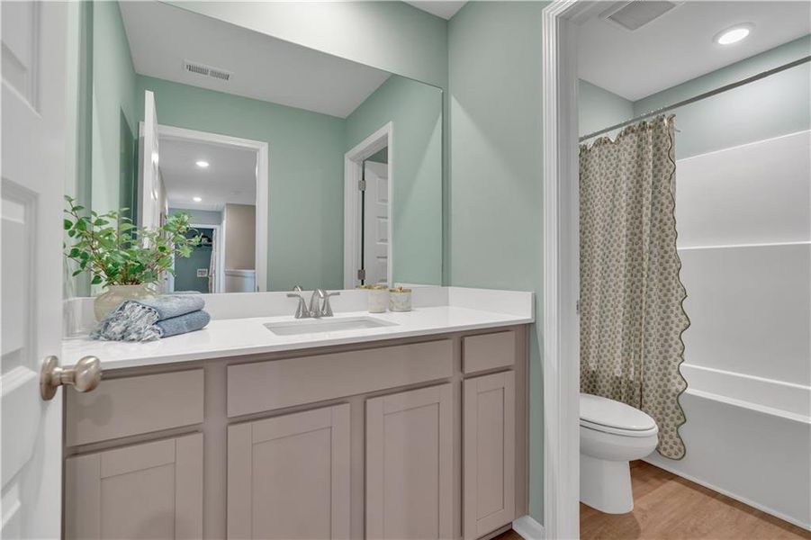 Furnished interior view inside a new home in , Rockmart (Image 7).