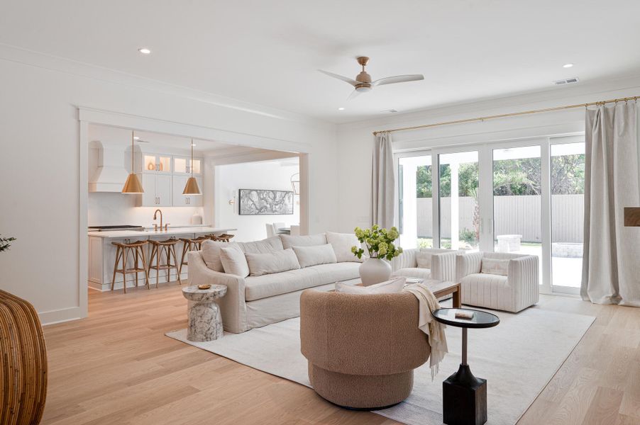 Furnished interior view inside a new home in , Johns Island (Image 10).