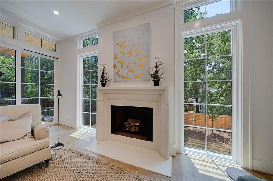 Furnished interior view inside a new home in , Atlanta (Image 75). Furnished interior view inside a new home in , Atlanta (Image 75).