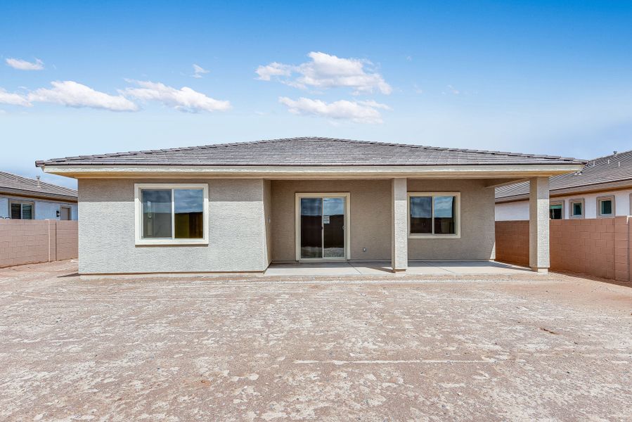 Exterior details and patio area of a home in Allen Ranches, Litchfield Park (Image 3). Exterior details and patio area of a home in Allen Ranches, Litchfield Park (Image 3).