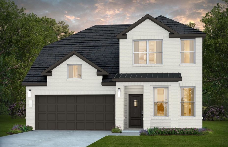 Representative exterior photo of a completed home built from the Idalou by Pulte Homes in Montgomery Bend, Montgomery, TX (Image 14). Representative exterior photo of a completed home built from the Idalou by Pulte Homes in Montgomery Bend, Montgomery, TX (Image 14).