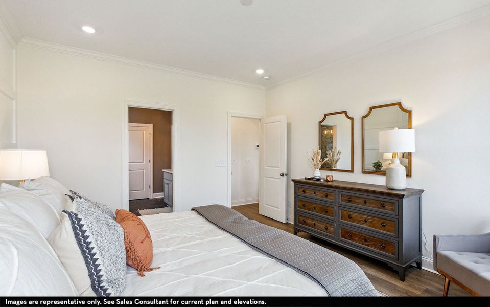 Furnished interior view inside a new home in McCain's Station, Gallatin (Image 12).