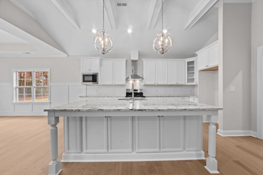 Furnished interior view inside a new home in The Preserve at Langston, Winterville (Image 7). Furnished interior view inside a new home in The Preserve at Langston, Winterville (Image 7).