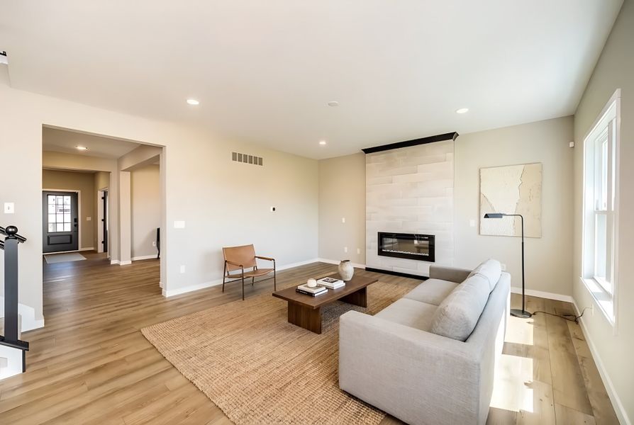 Furnished interior view inside a new home in Three Rivers, Rome (Image 41).